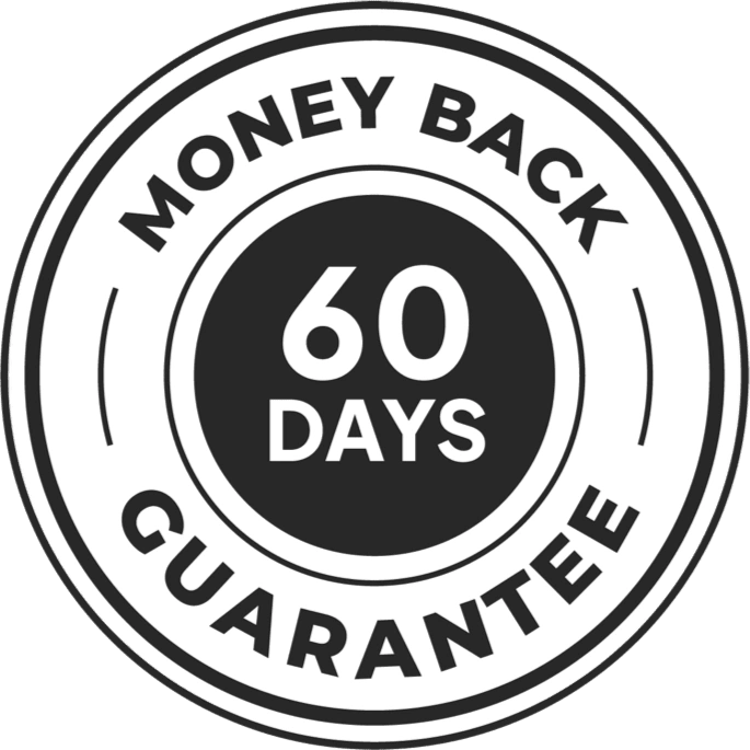 Nervetin 60-Day Money Back Guarantee badge